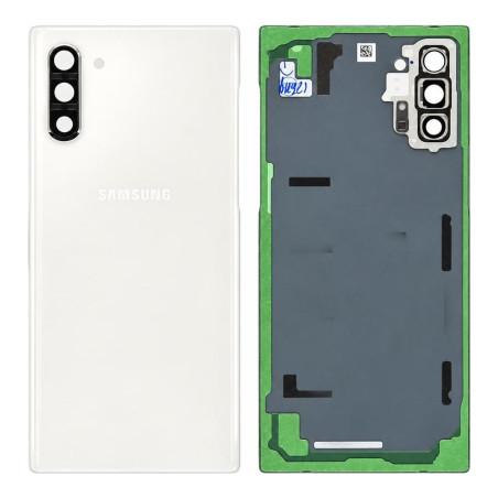 Back Glass Samsung Galaxy Note 10 White (Service Pack)
