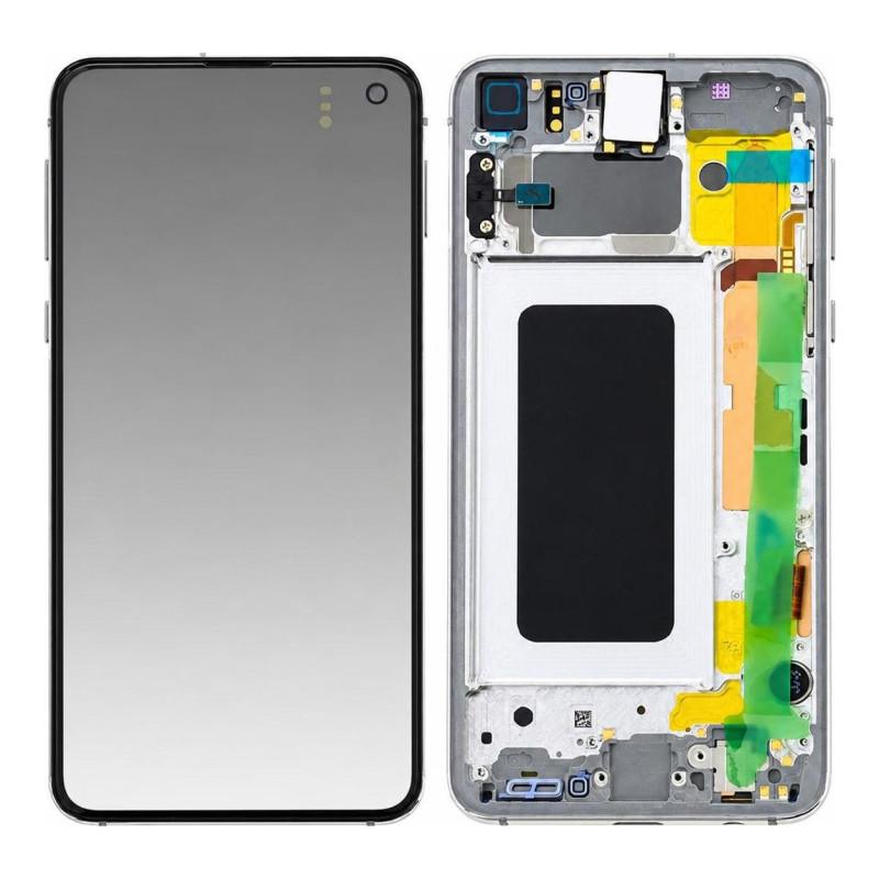 Samsung Galaxy S10e Komplettdisplay Weiß (Service Pack)