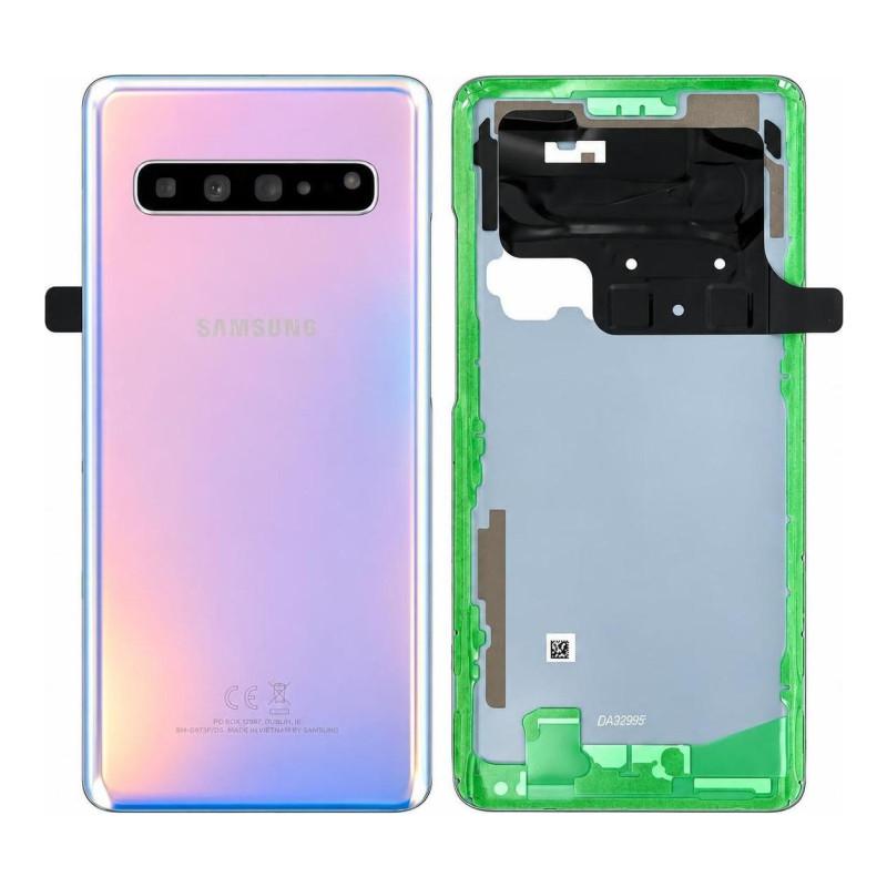 Vitre Arrière Samsung Galaxy S10 5G Bleu Argent