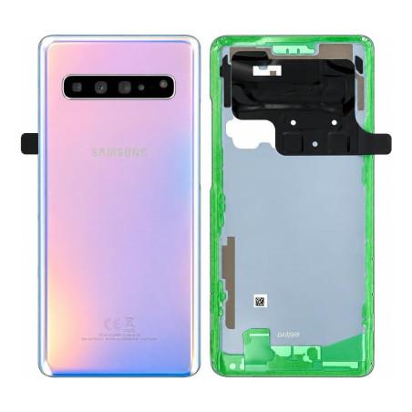 Hintere Glasscheibe Samsung Galaxy S10 5G Blau Silber