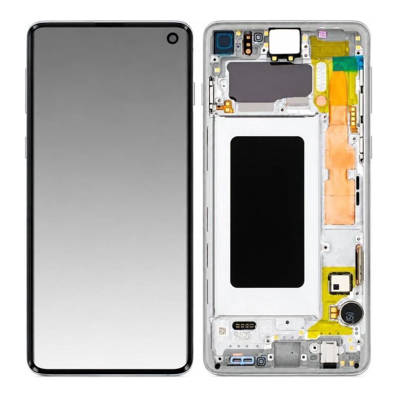 Pantalla Completa Samsung Galaxy S10 Blanco (Service Pack)