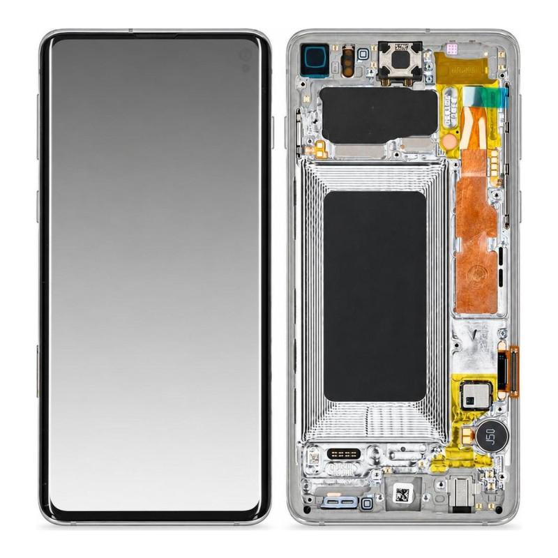 Complete Screen Samsung Galaxy S10 Silver (Service Pack)