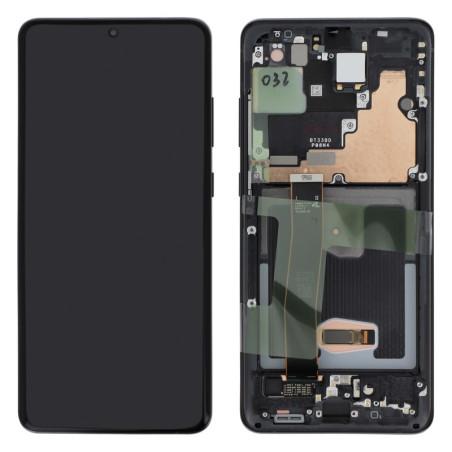 Komplette Samsung Galaxy S20 Ultra Black (Original) Bildschirm