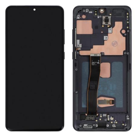 Komplette Samsung Galaxy S20 Ultra Black (OLED) Bildschirm