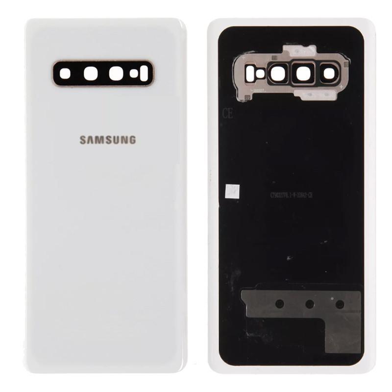 Vitre Arrière Samsung Galaxy S10+ Blanc