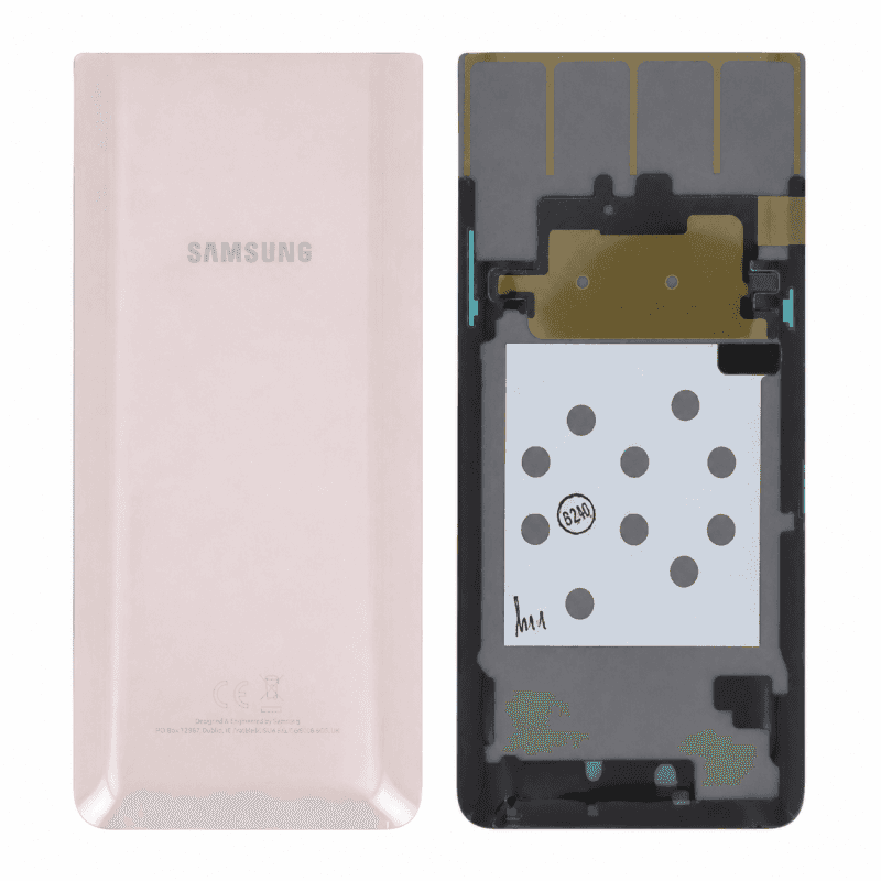 Vitre Arrière Samsung Galaxy A80 Or (Service Pack)
