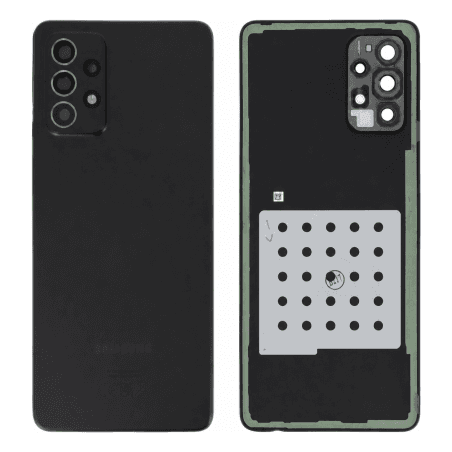 Vetro Posteriore Samsung Galaxy A72 Nero (Service Pack)