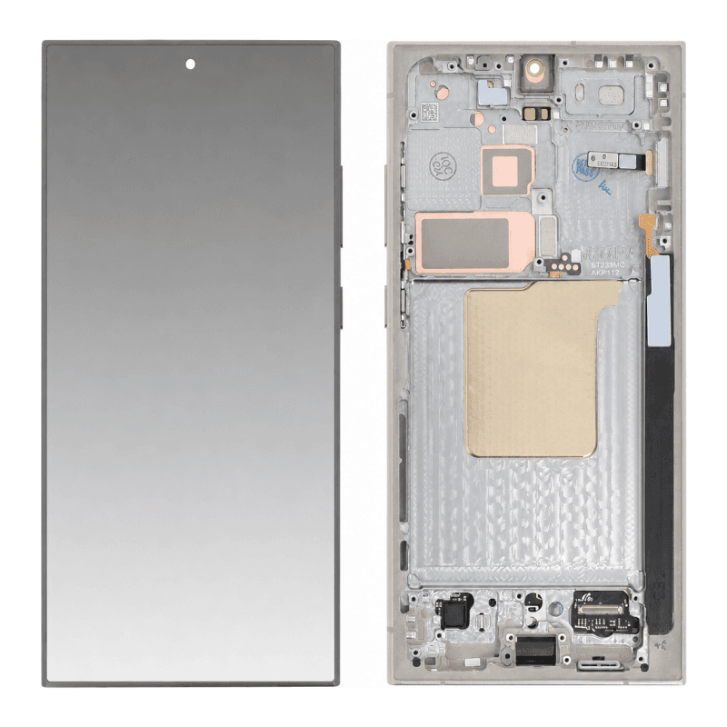 Écran Complet Samsung Galaxy S24 Ultra Gris (Service Pack)
