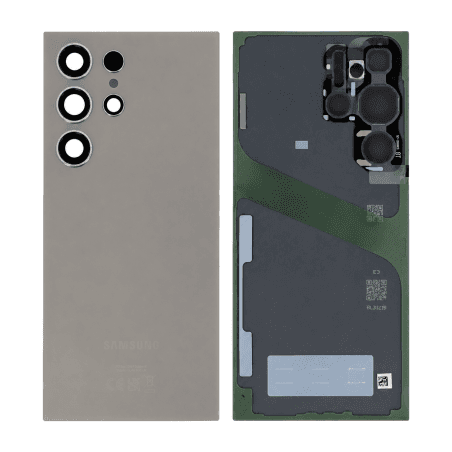 Vitre Arrière Samsung Galaxy S24 Ultra Gris (Service Pack)