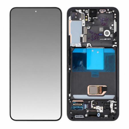 Kompletter Bildschirm Samsung Galaxy S22 Schwarz (Service Pack)
