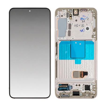 Samsung Galaxy S22 Vollständiges Display Gold (Service Pack)