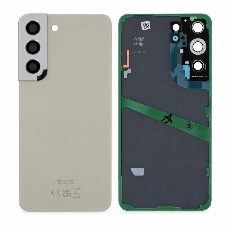 Rückscheibe Samsung Galaxy S22 Creme (Service Pack)