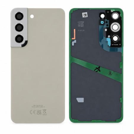 Rückscheibe Samsung Galaxy S22 Creme (Service Pack)