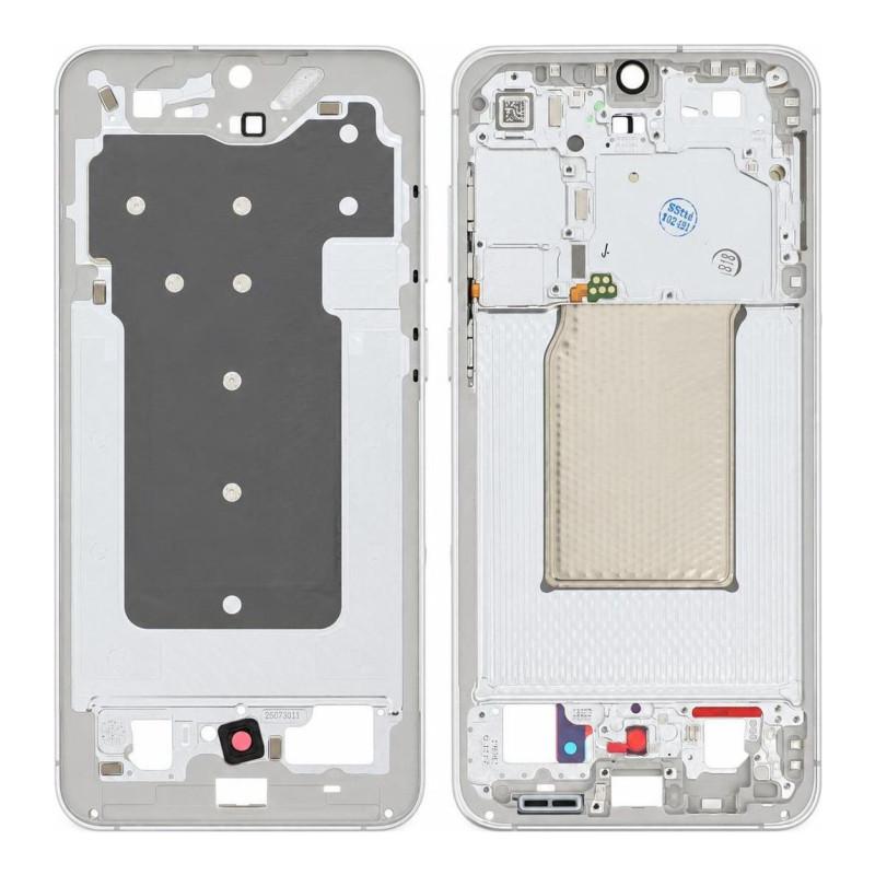 Chasis Central Samsung Galaxy S25 FE Blanco (Service Pack)
