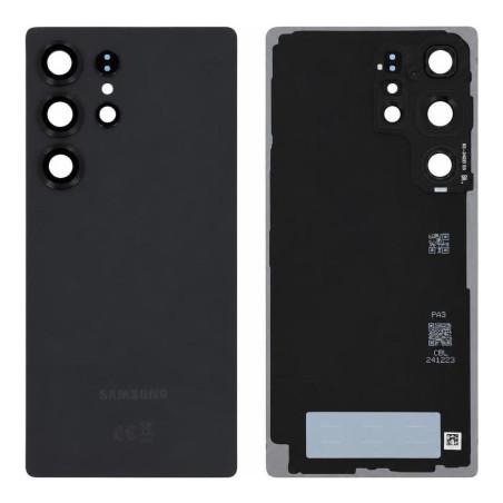 Rear Glass Samsung Galaxy S25 Ultra Black (Service Pack)