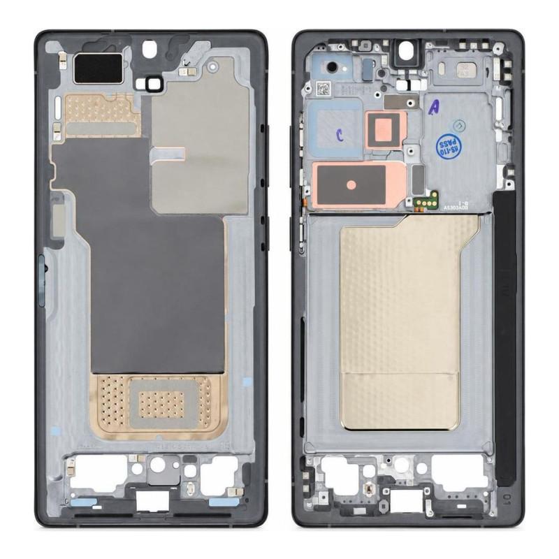 Central Frame Samsung Galaxy S25 Ultra Black (Service Pack)