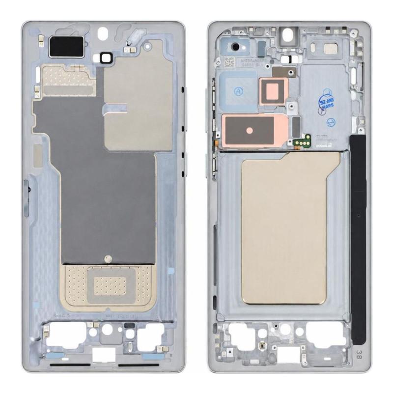 Zentralrahmen Samsung Galaxy S25 Ultra Blau (Service Pack)