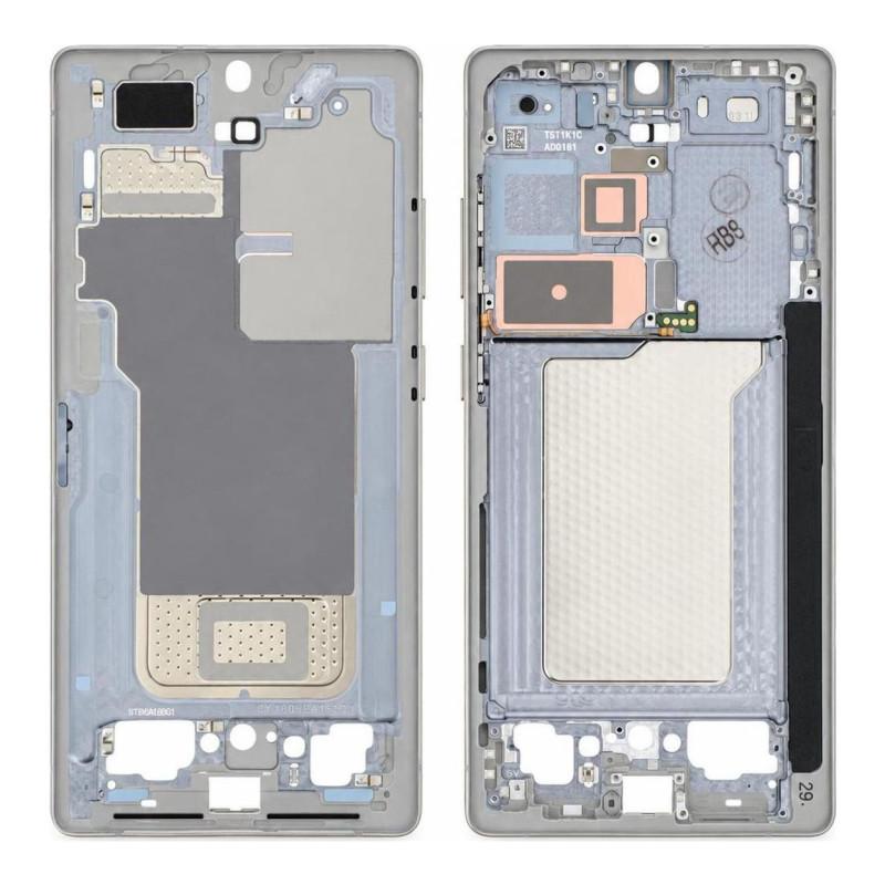 Central Frame Samsung Galaxy S25 Ultra Gray (Service Pack)