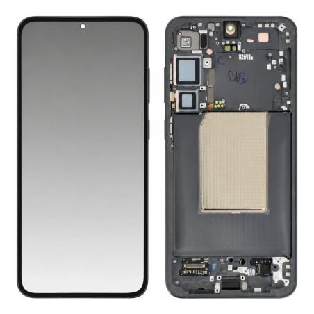 Samsung Galaxy S25 Plus Schwarz Komplett-Bildschirm (Service Pack)