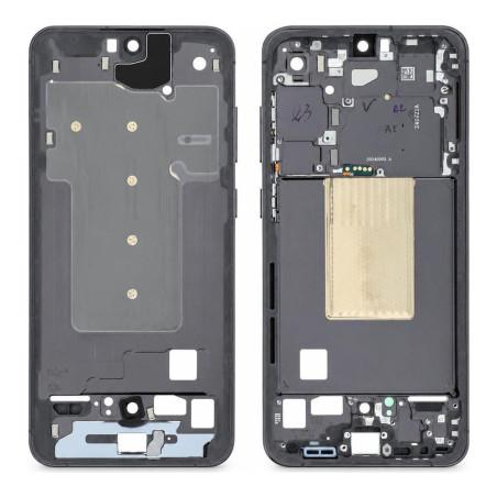Samsung Galaxy S24 FE Mittleres Gehäuse Graphit (Service Pack)