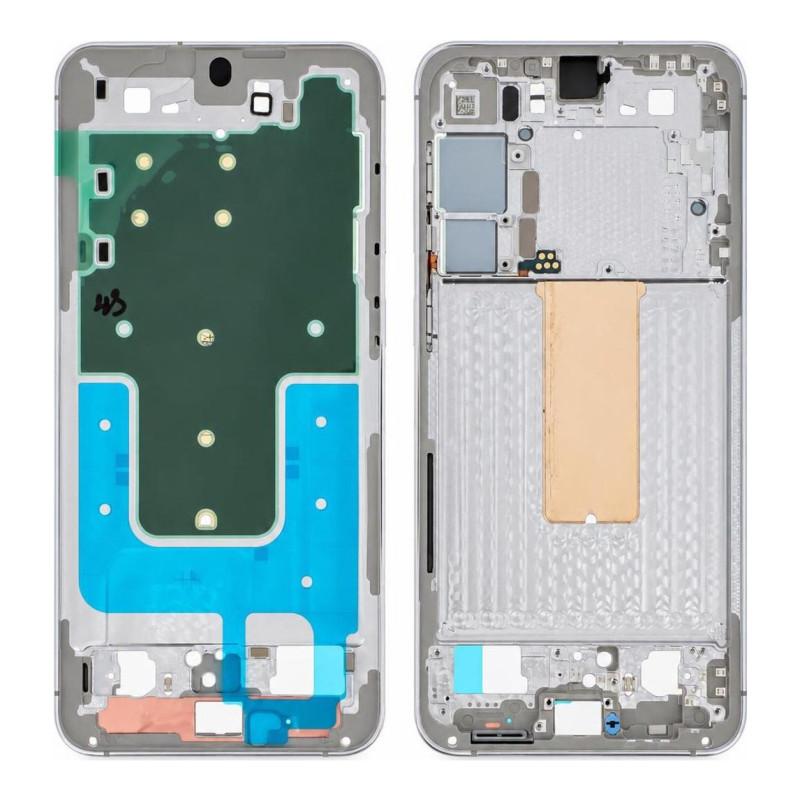 Chasis Central Samsung Galaxy S23 Plus Amarillo (Service Pack)