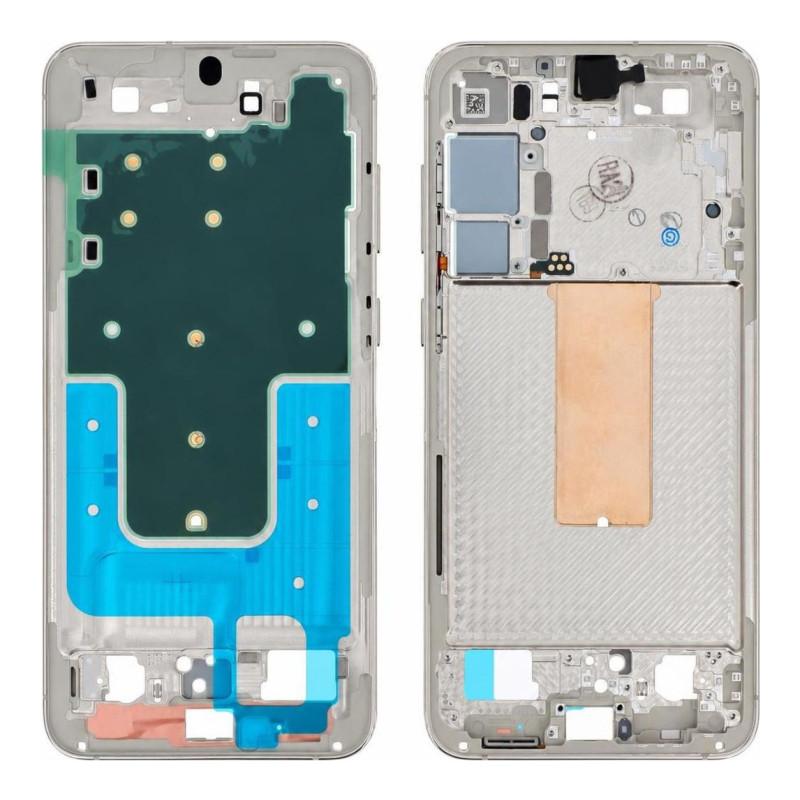 Châssis Central Samsung Galaxy S23 Plus Crème (Service Pack)