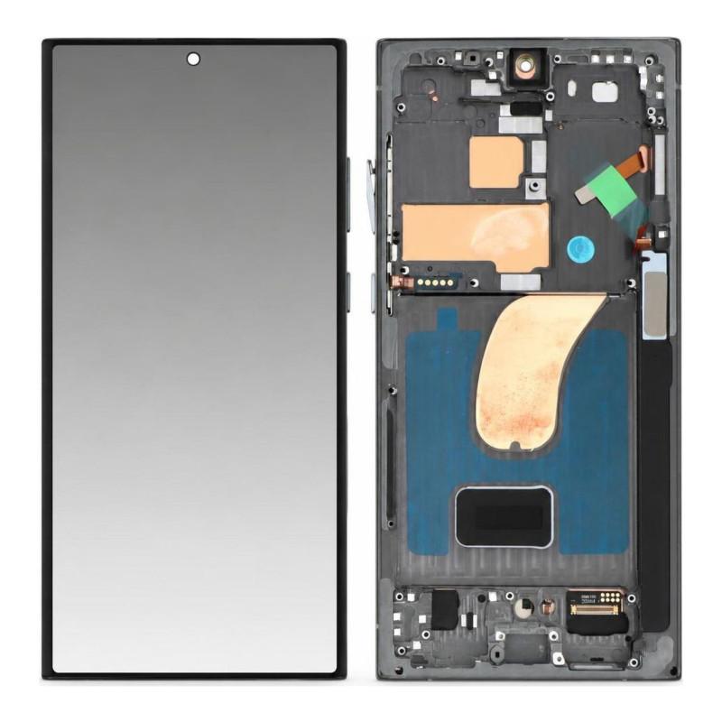 Écran Complet Samsung Galaxy S23 Ultra Vert (Soft OLED)