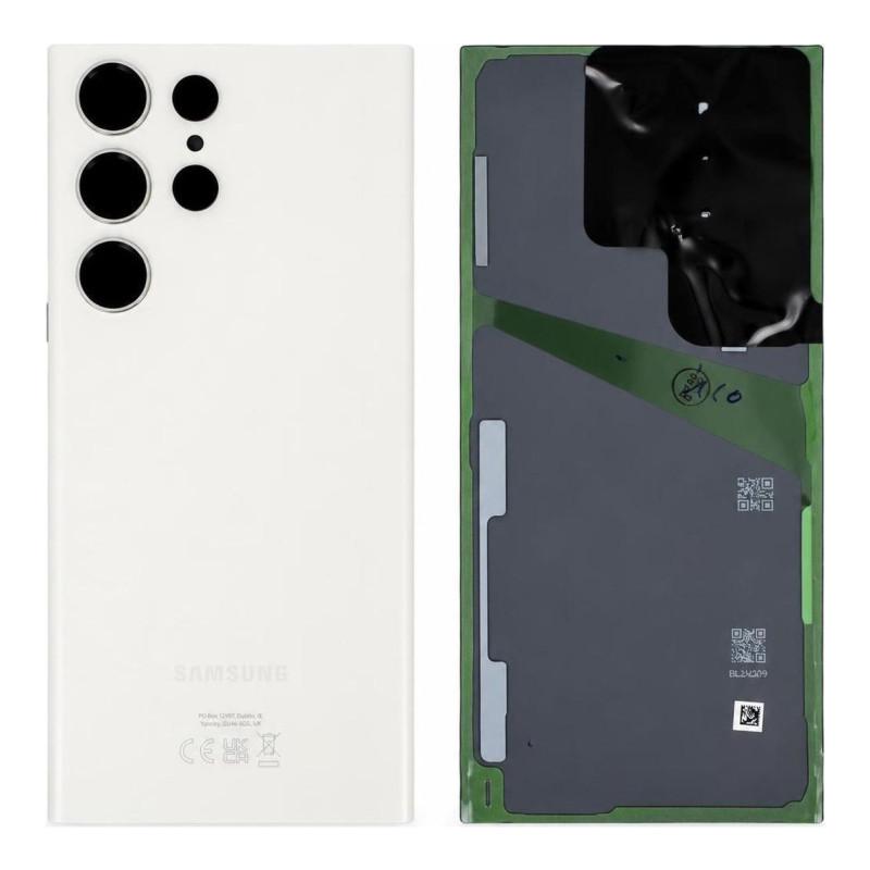 Rear Glass Samsung Galaxy S23 Ultra Cream (Service Pack)