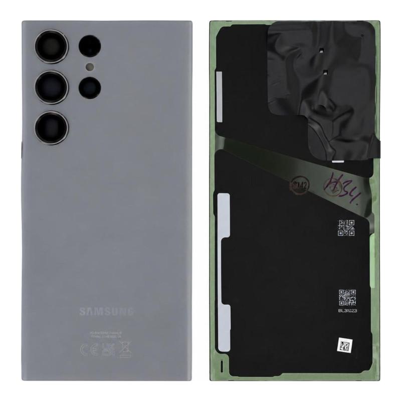 Vitre Arrière Samsung Galaxy S23 Ultra Graphite (Service Pack)