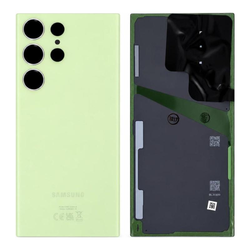 Vitre Arrière Samsung Galaxy S23 Ultra Lime (Service Pack)