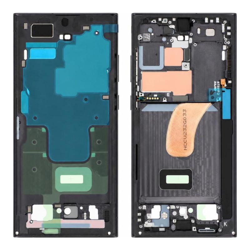 Chassis Centrale Samsung Galaxy S23 Ultra Nero (Service Pack)