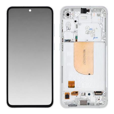 Samsung Galaxy S23 FE Vollbildschirm Weiß (Service Pack)