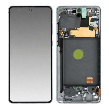 Samsung Galaxy Note 10 Lite Silber Komplett-Display (Service Pack)