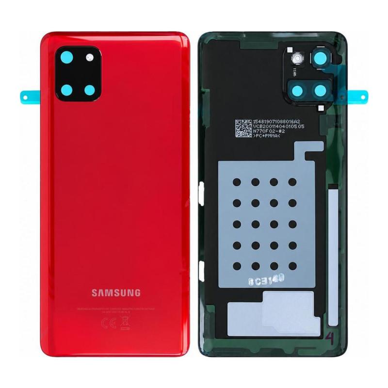 Vitre Arrière Samsung Galaxy Note 10 Lite Rouge (Service Pack)