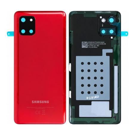 Rear Glass Samsung Galaxy Note 10 Lite Red (Service Pack)