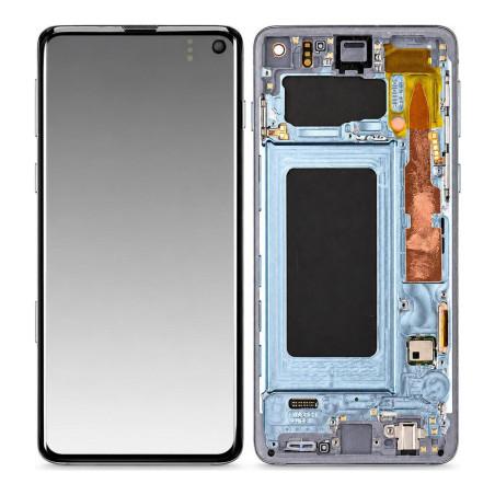 Samsung Galaxy S10 Vollbildschirm Blau (Service Pack)