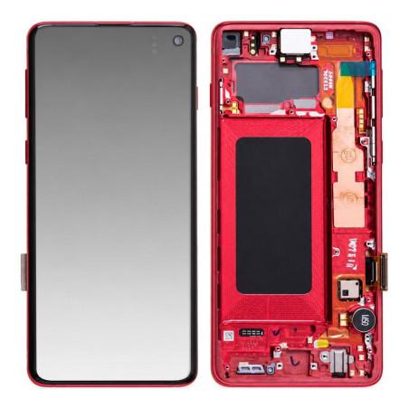 Samsung Galaxy S10 Vollbild Rot (Service Pack)
