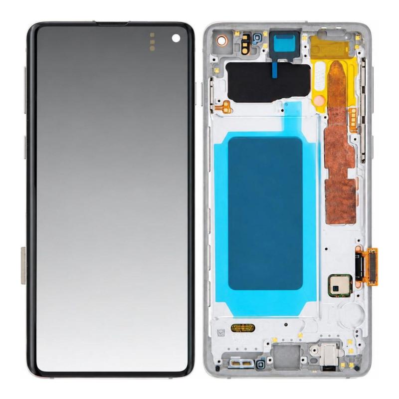 Complete Screen Samsung Galaxy S10 White (Soft OLED)