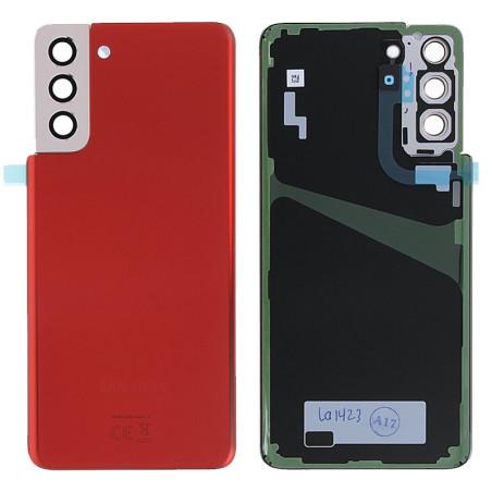 Vitre Arrière Samsung Galaxy S21+ 5G Rouge (Original)
