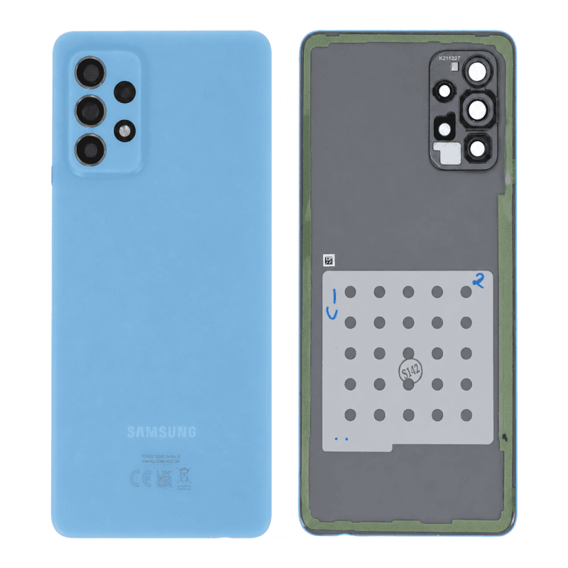 Vitre Arrière Samsung Galaxy A72 Bleu (Service Pack)