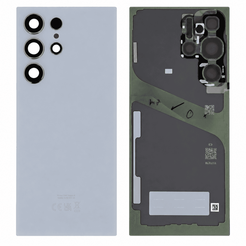 Vitre Arrière Samsung Galaxy S24 Ultra Bleu (Service Pack)